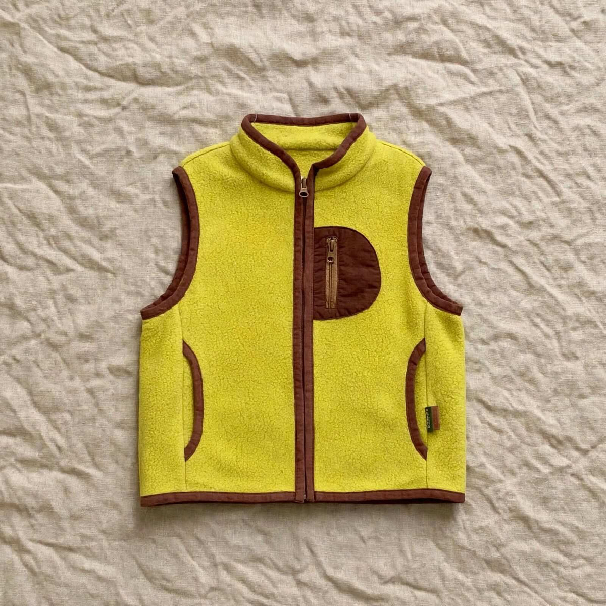 Gilet Polaire Sans Manches Enfant - Color Block - 2 à 7 ans