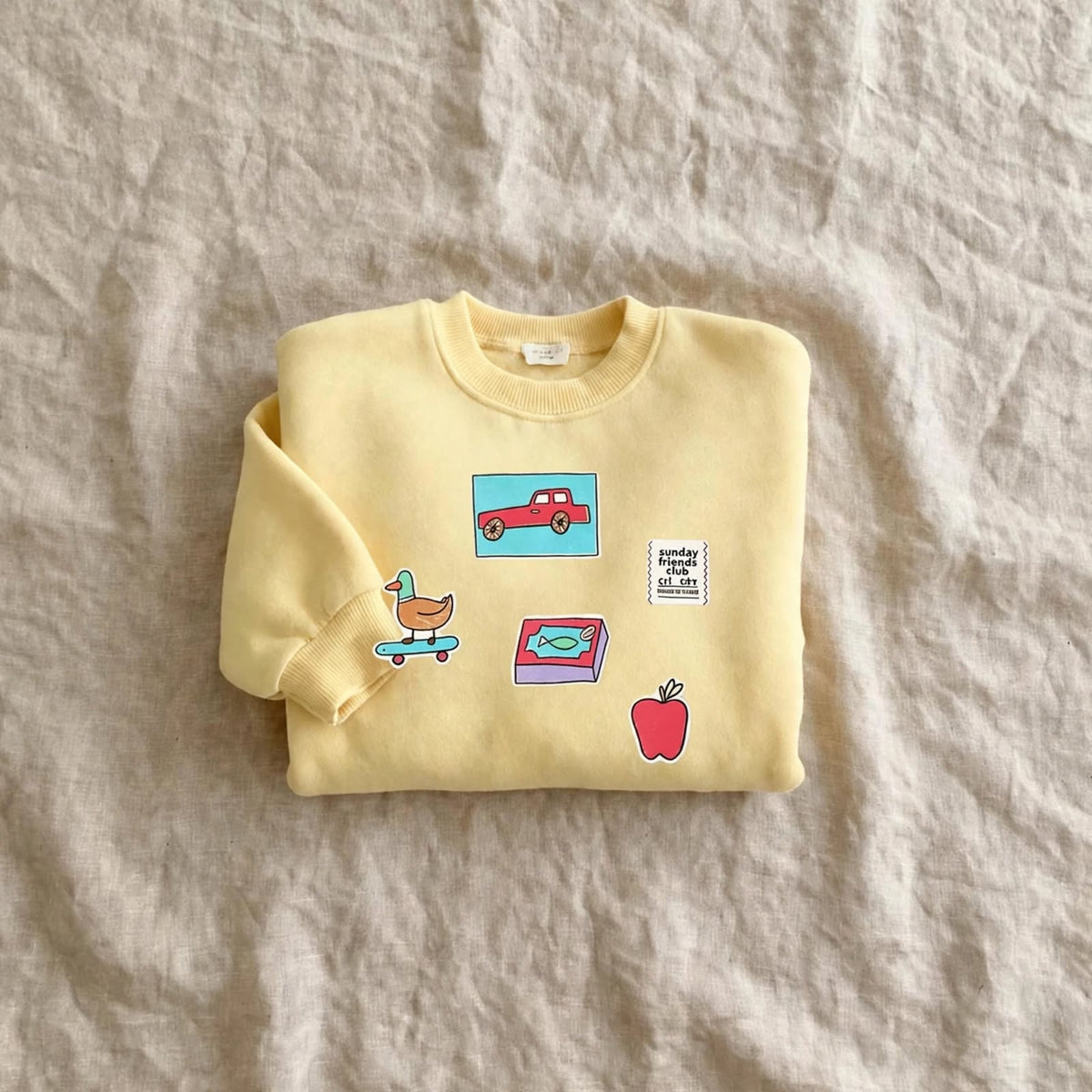 Sweat Enfant à Motifs Cartoon - Coupe Ample