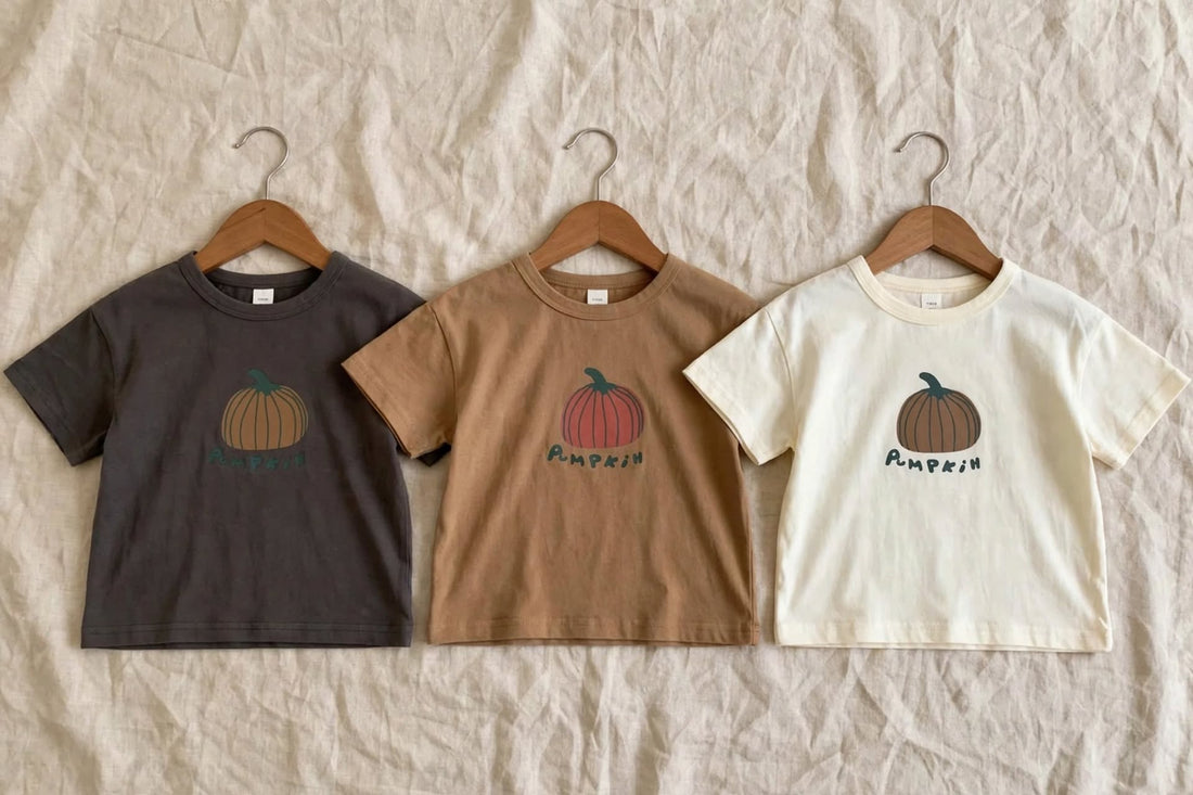 Pumpkin T-Shirt - Late Summer/Fall Pumpkin T-Shirt 9M-6 years | Varenne Kids Club