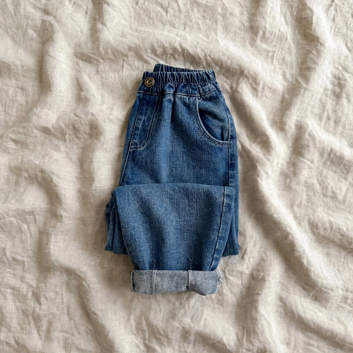 Pantalon Jean Harem Large - Jean Balloon Bébé Mixte 1-7 ans | Varenne Kids Club