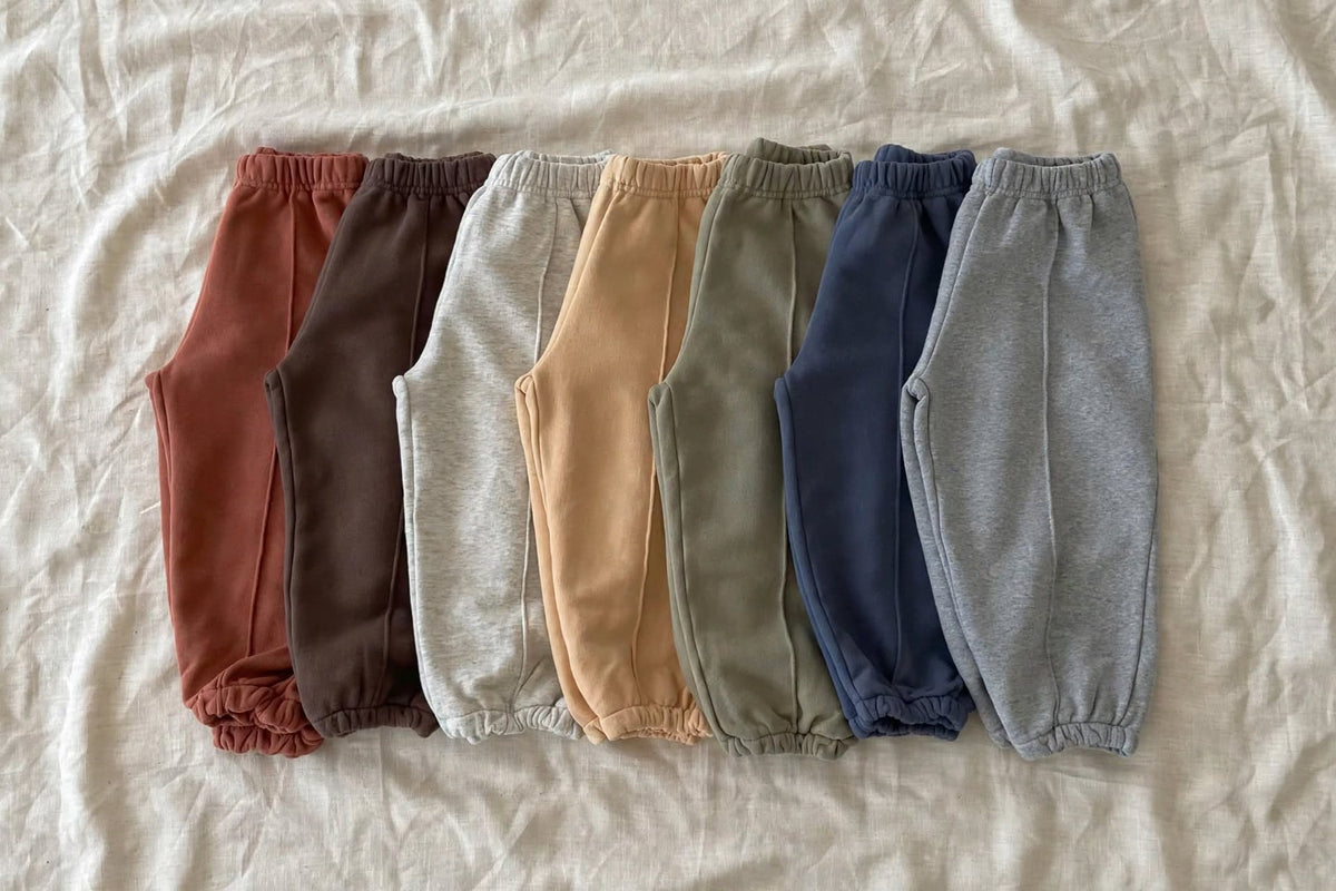 Korean Soft Joggers - Baby Fleece Pants 9M-4 years | Varenne Kids Club