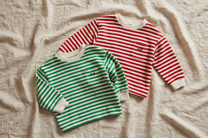 Pull Rayé Coréen - Pull Manches Longues Bébé 1-6 ans | Varenne Kids Club