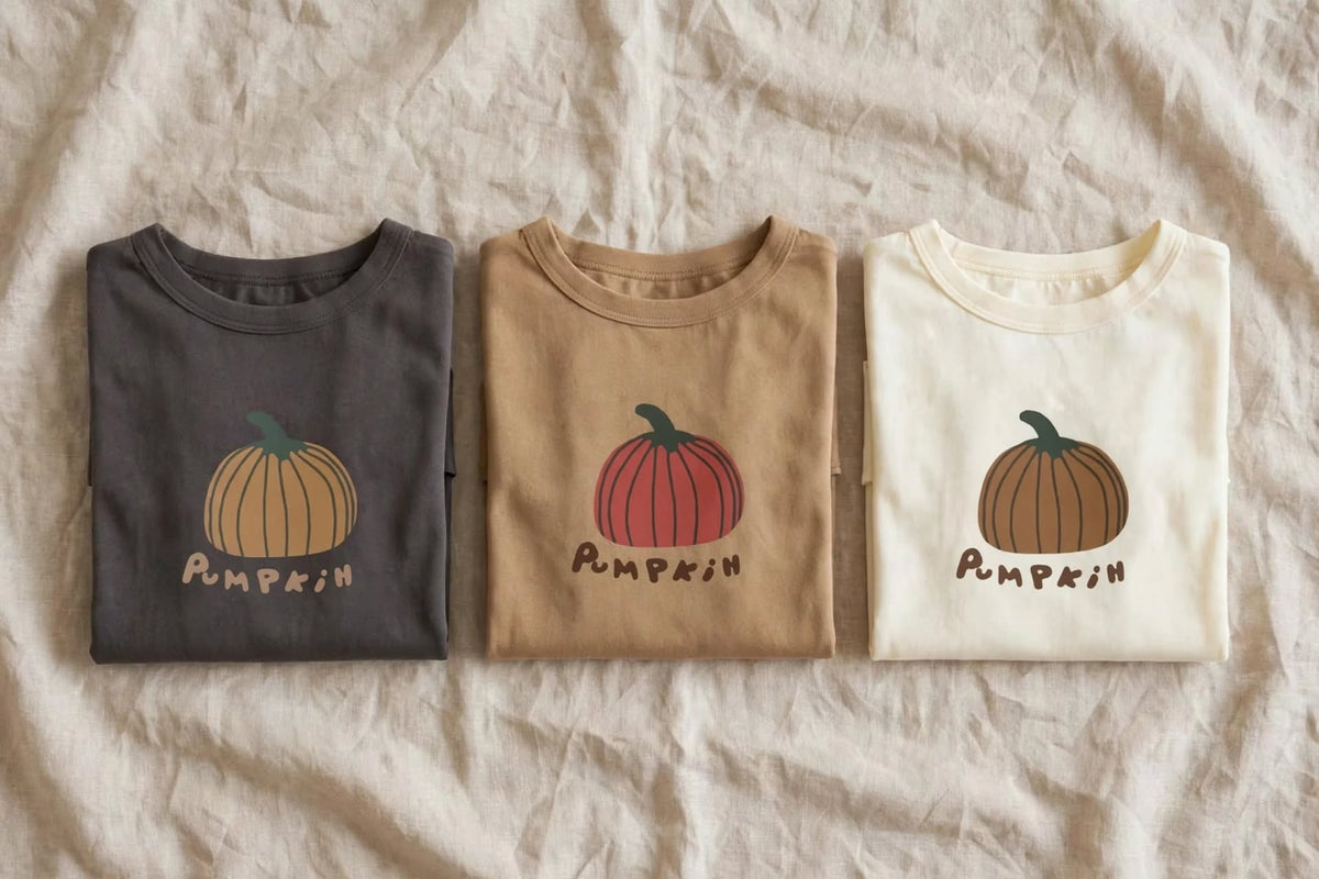 Pumpkin T-Shirt - Late Summer/Fall Pumpkin T-Shirt 9M-6 years | Varenne Kids Club