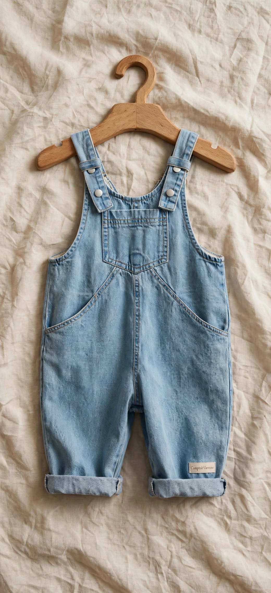 Salopette Denim Loose - Salopette Large Balloon Bébé 1-7 ans | Varenne Kids Club