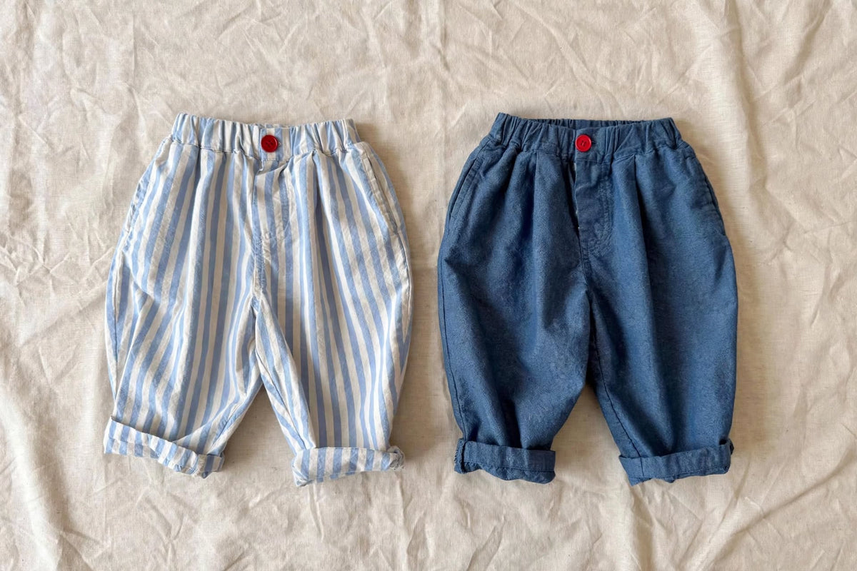Pantalon Bouton Rouge - Pantalon d&