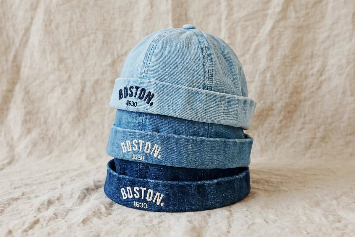 Bonnet Docker Denim BOSTON 1630 - Bébé Enfant | Varenne Kids Club