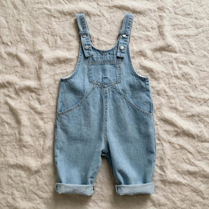 Salopette Denim Loose - Salopette Large Balloon Bébé 1-7 ans | Varenne Kids Club