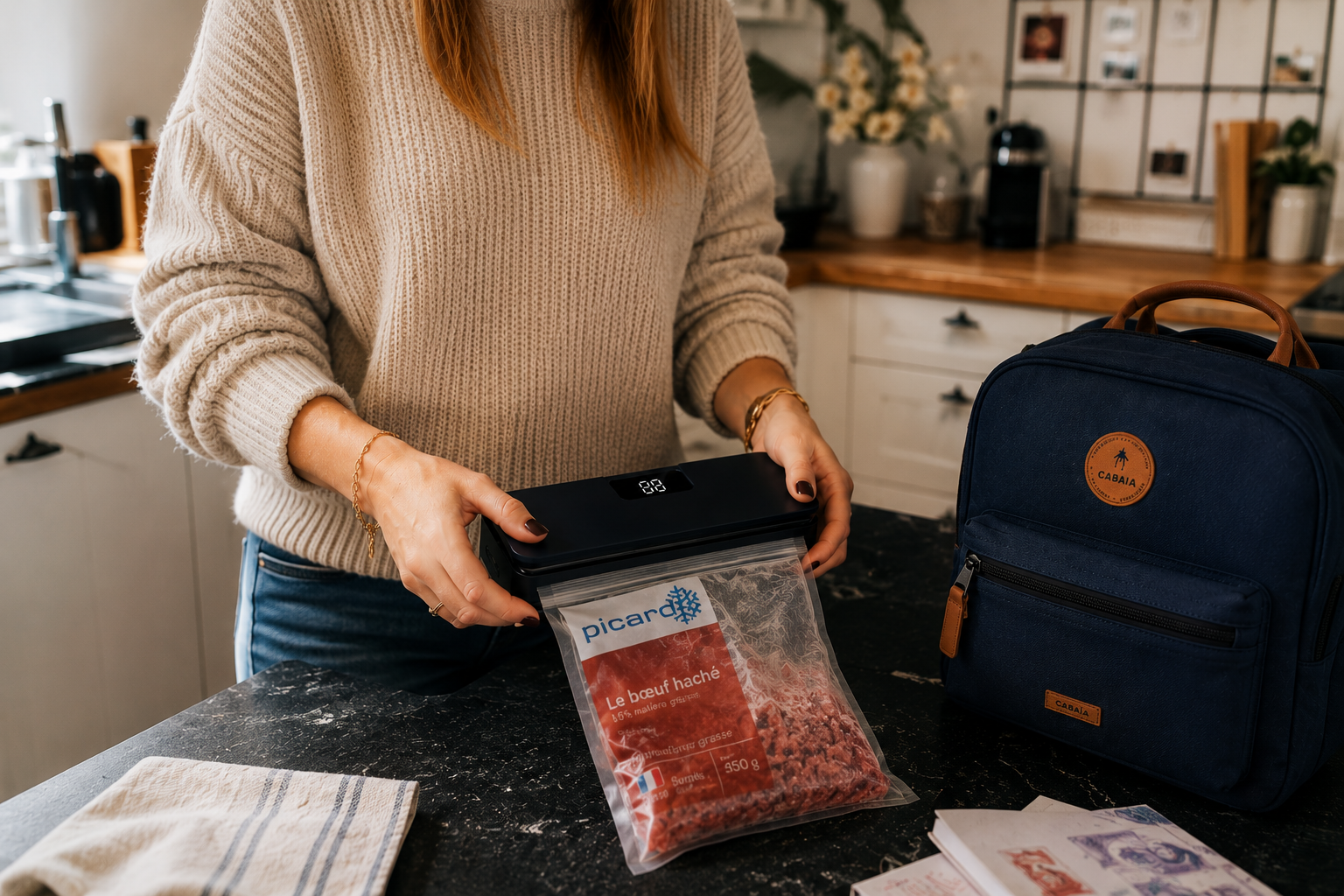 Varenne™ — Mini Scelleuse Alimentaire 2-en-1