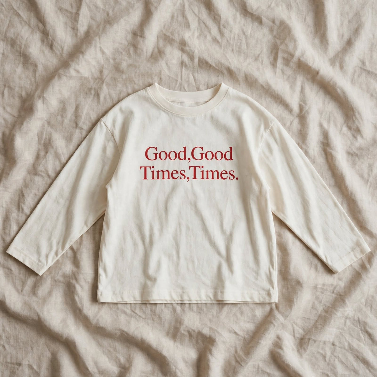 T-shirt Good Times - T-shirt Manches Longues Bébé 9M-7 ans | Varenne Kids Club