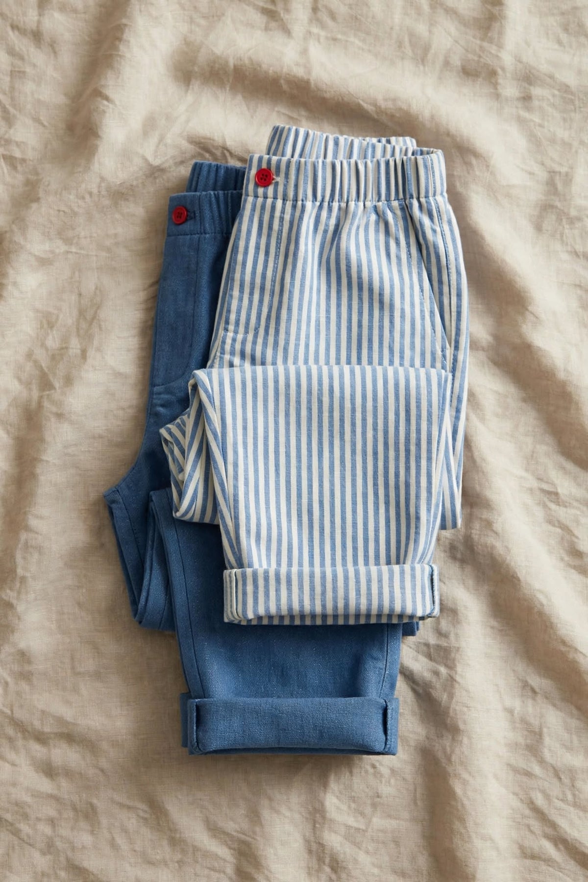 Pantalon Bouton Rouge - Pantalon d&