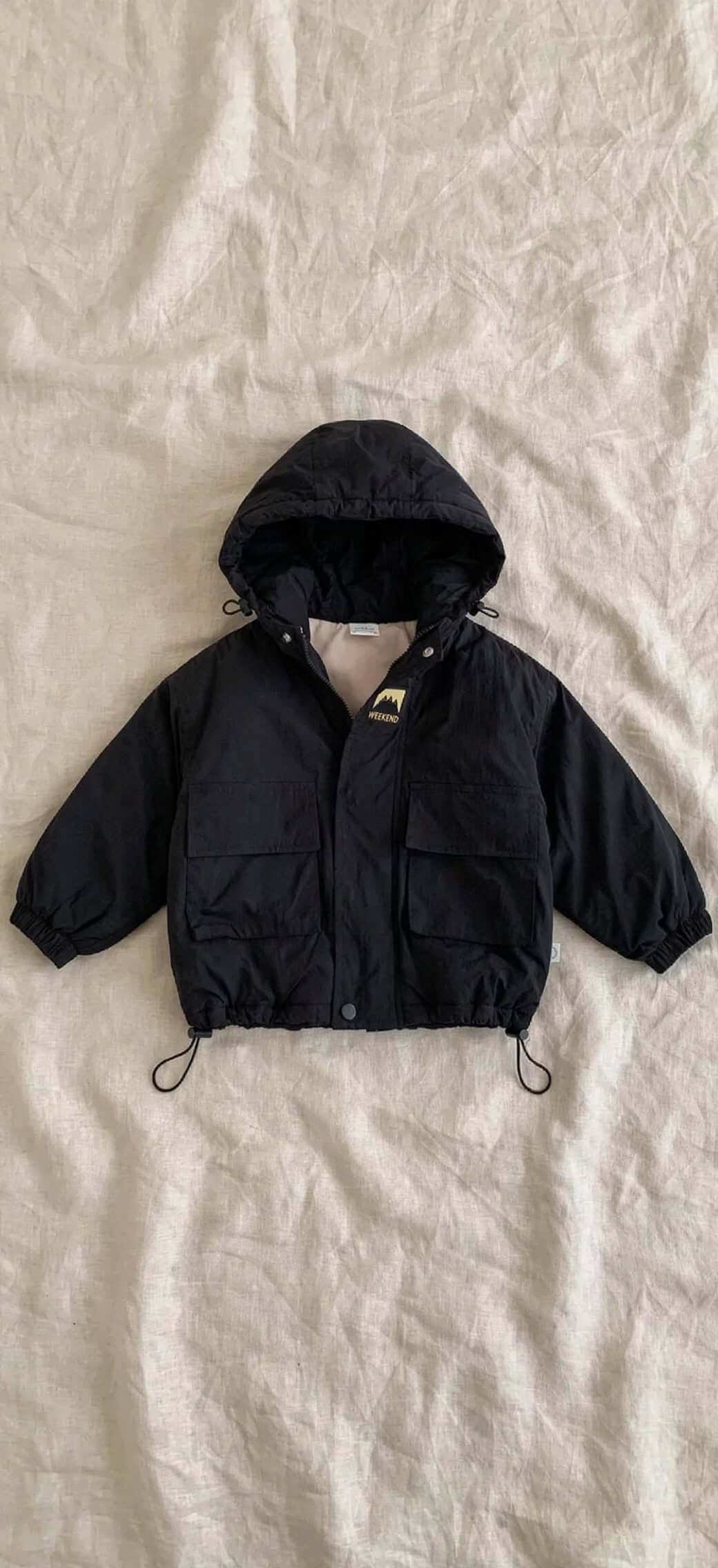 Veste Enfant à Capuche - Violet ou Noir