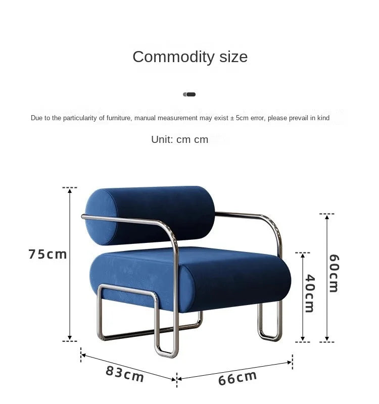 Chaise en acier inoxydable