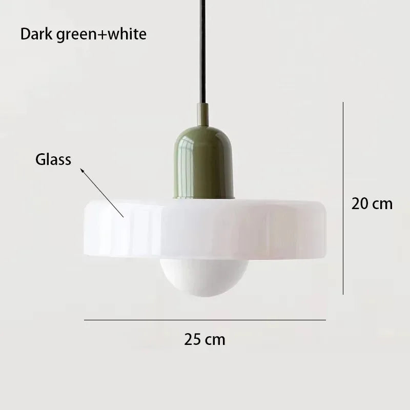 Lustre de plafond coloré