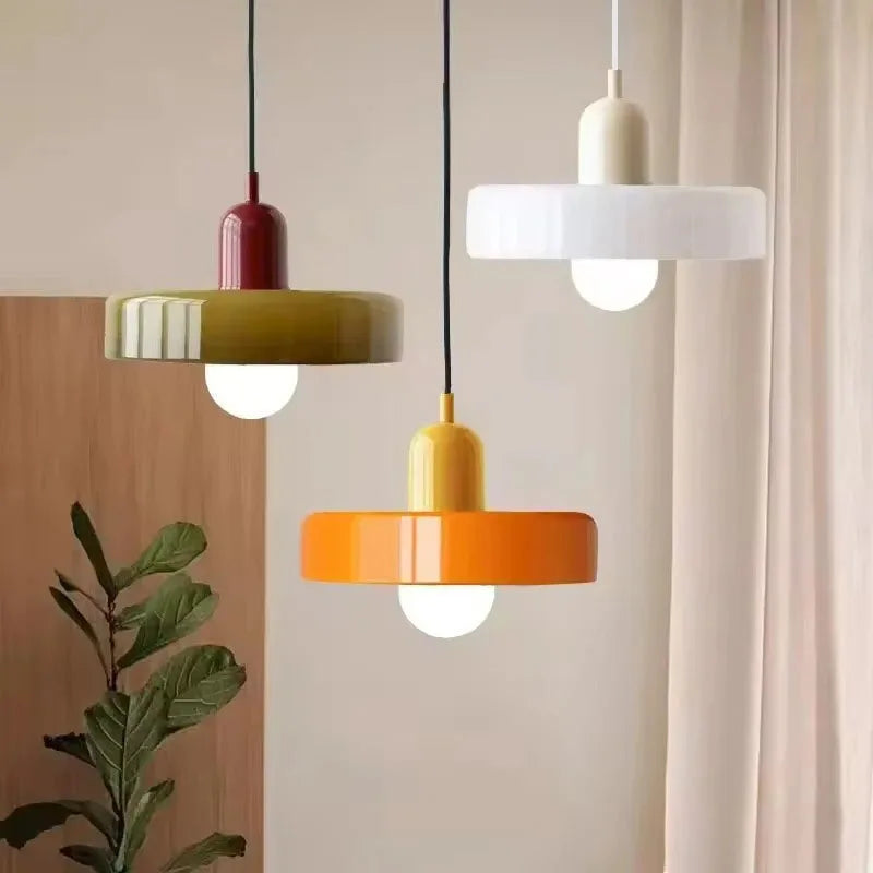 Lustre de plafond coloré