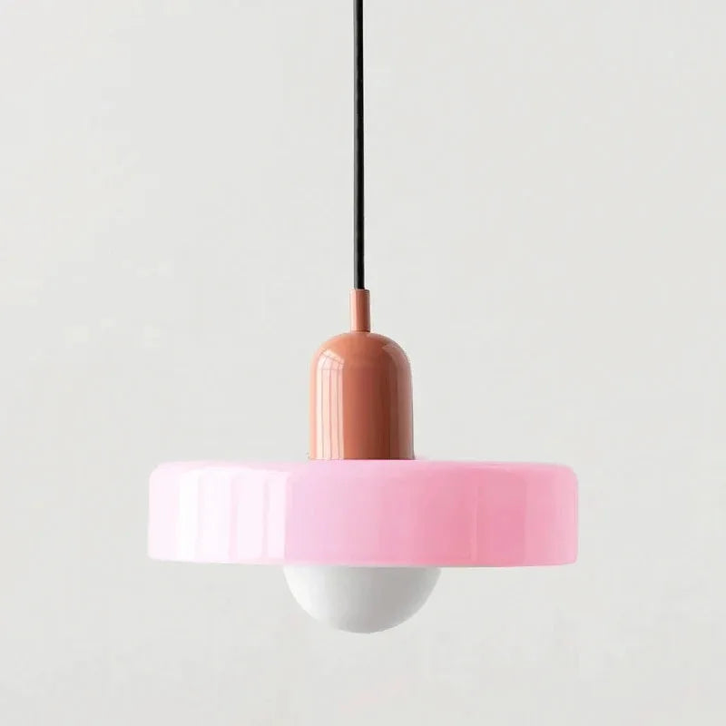 Lustre de plafond coloré