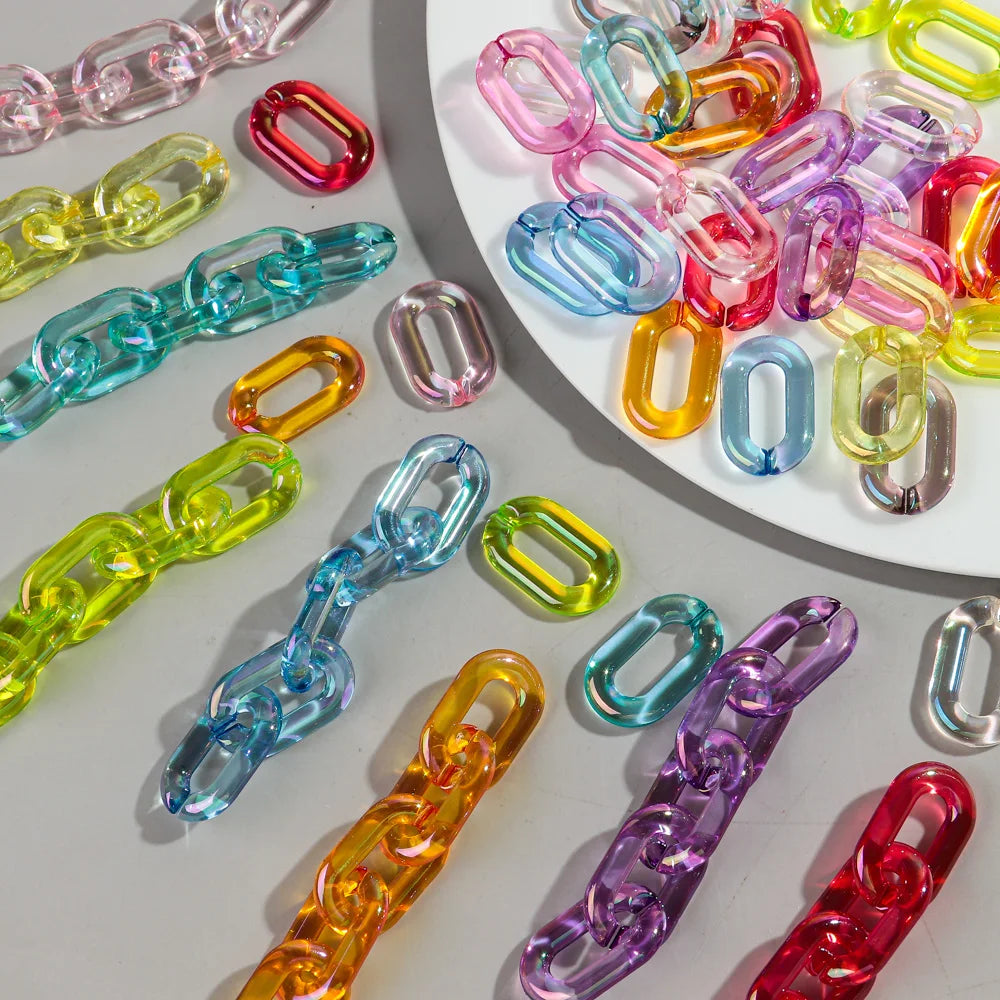 Acrylique Transparent Ovales
