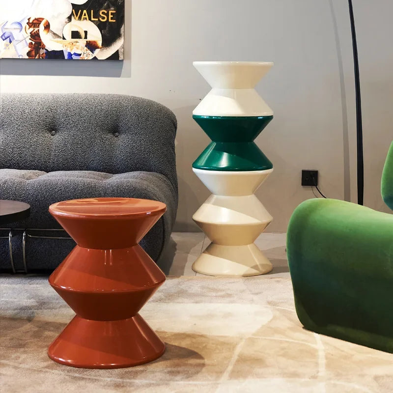 Tabouret bas en plastique