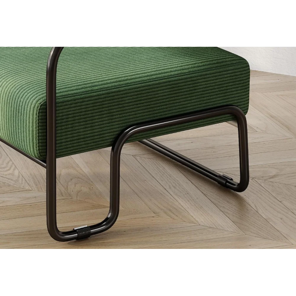 Chaise d'appoint en velours côtelé