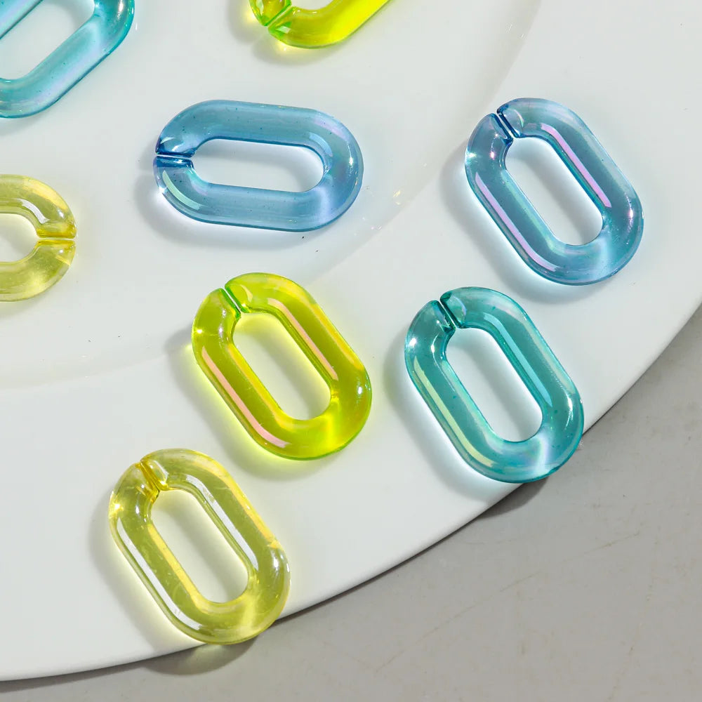 Acrylique Transparent Ovales