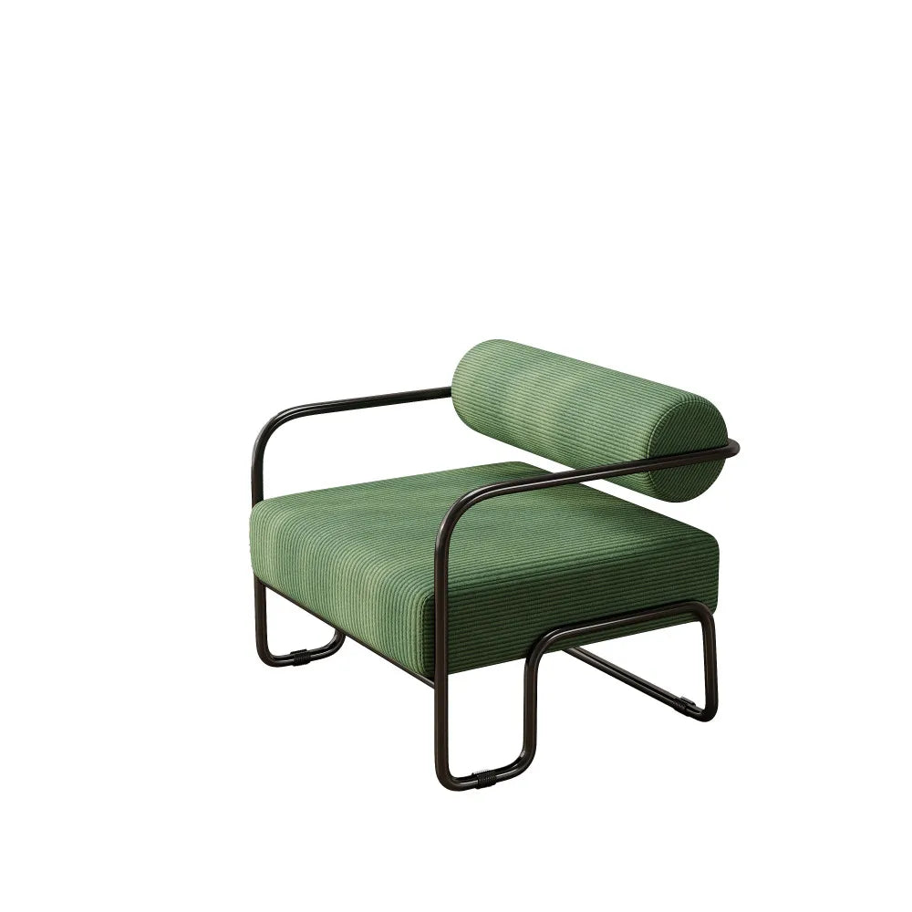 Chaise d'appoint en velours côtelé