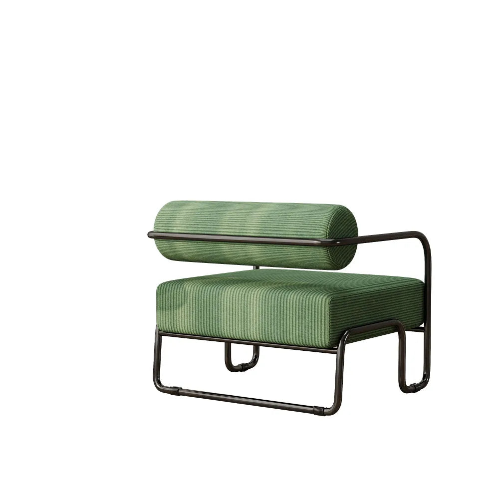 Chaise d'appoint en velours côtelé