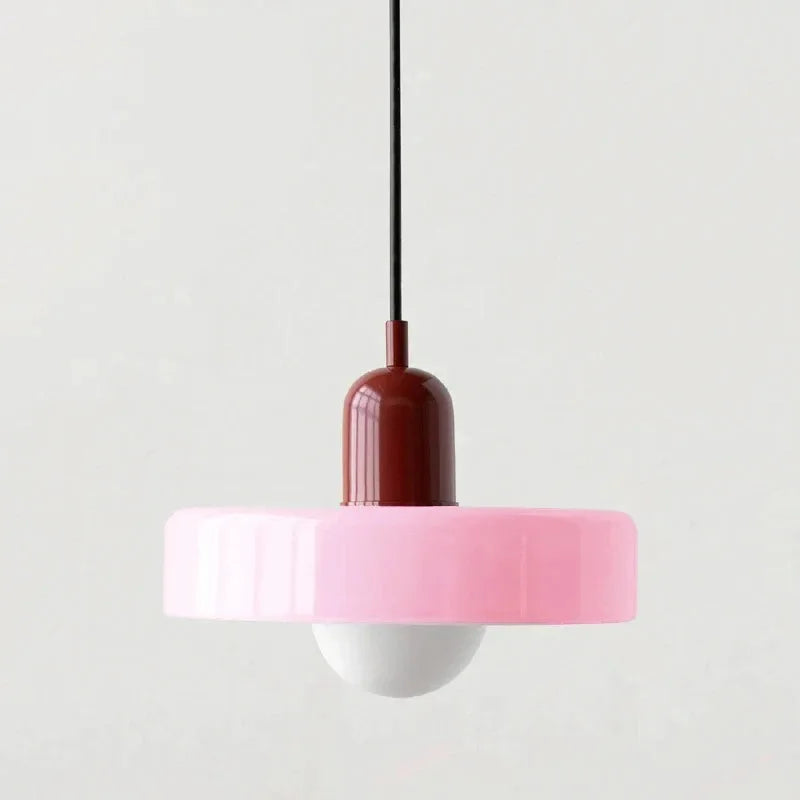 Lustre de plafond coloré