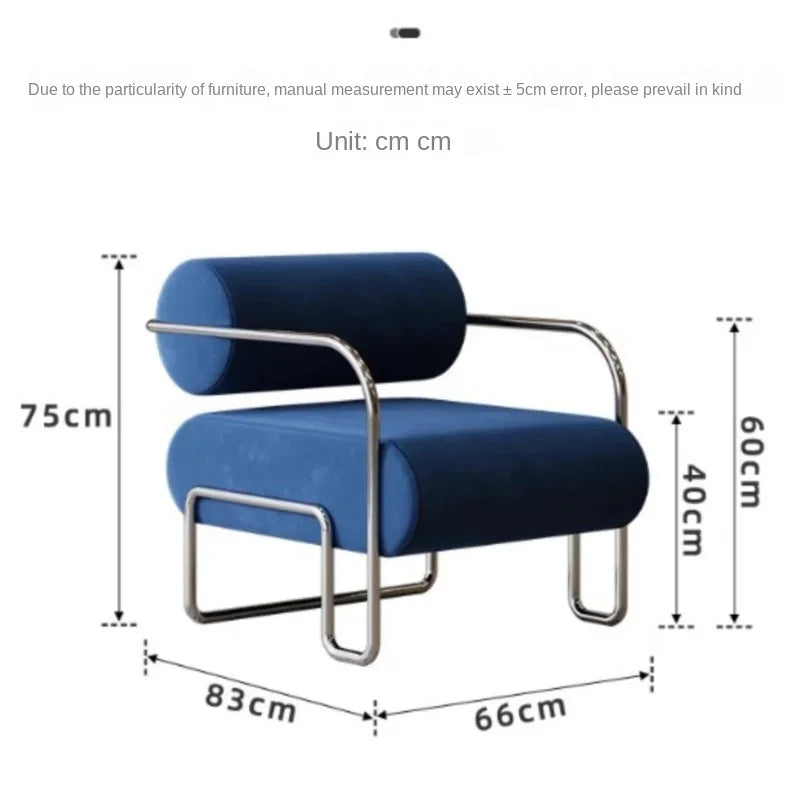 Chaise en acier inoxydable