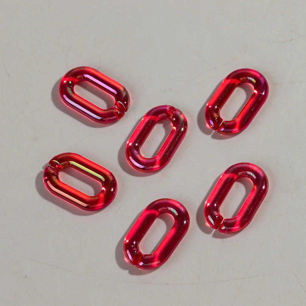 Acrylique Transparent Ovales