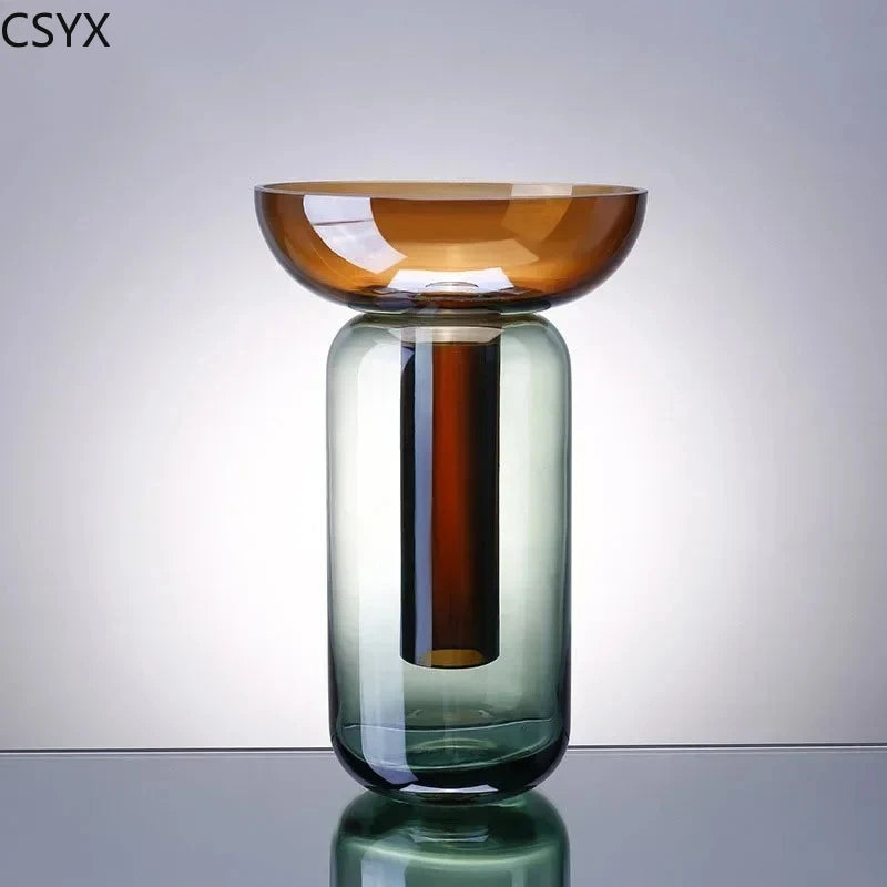 Vase en verre amovible