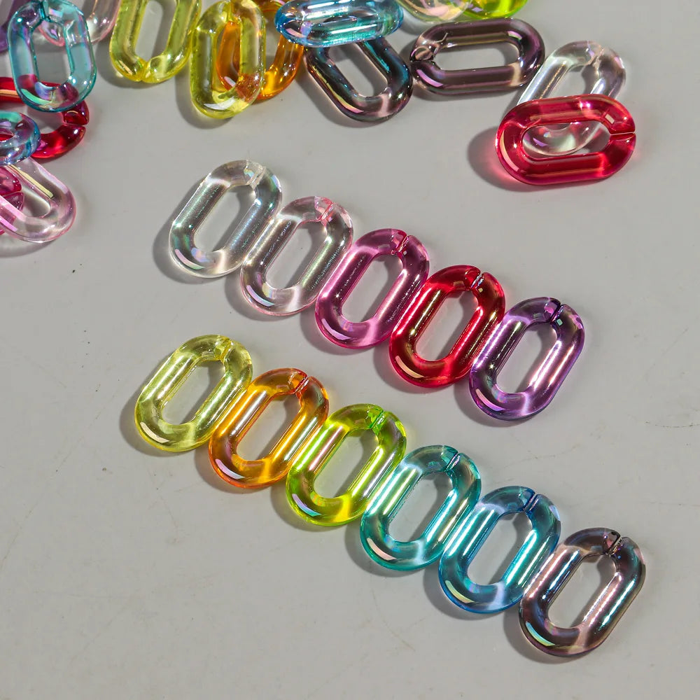 Acrylique Transparent Ovales