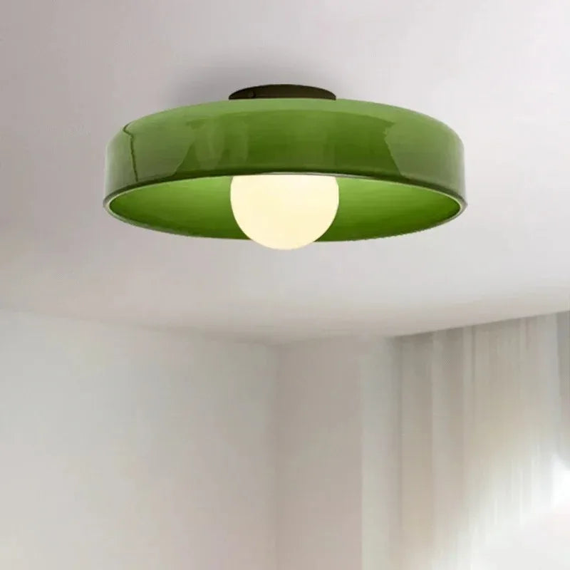 Plafonnier en verre LED nordique