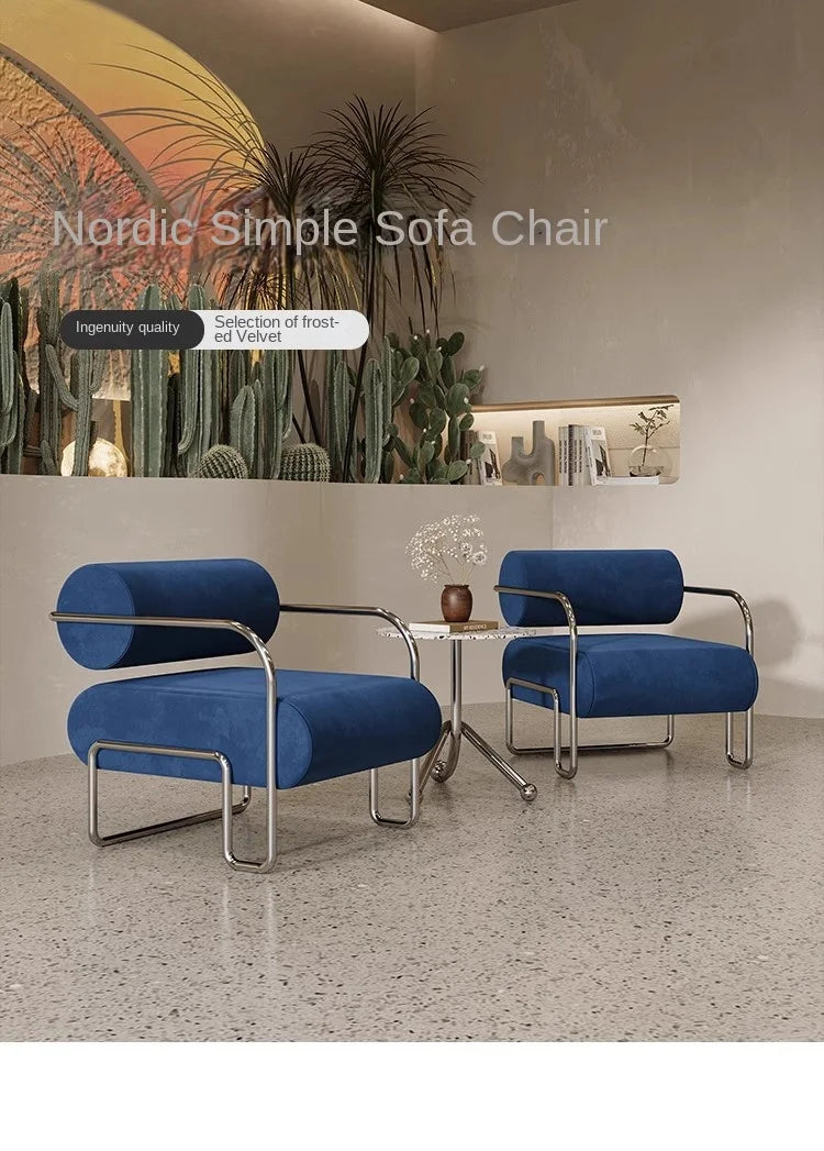 Chaise en acier inoxydable