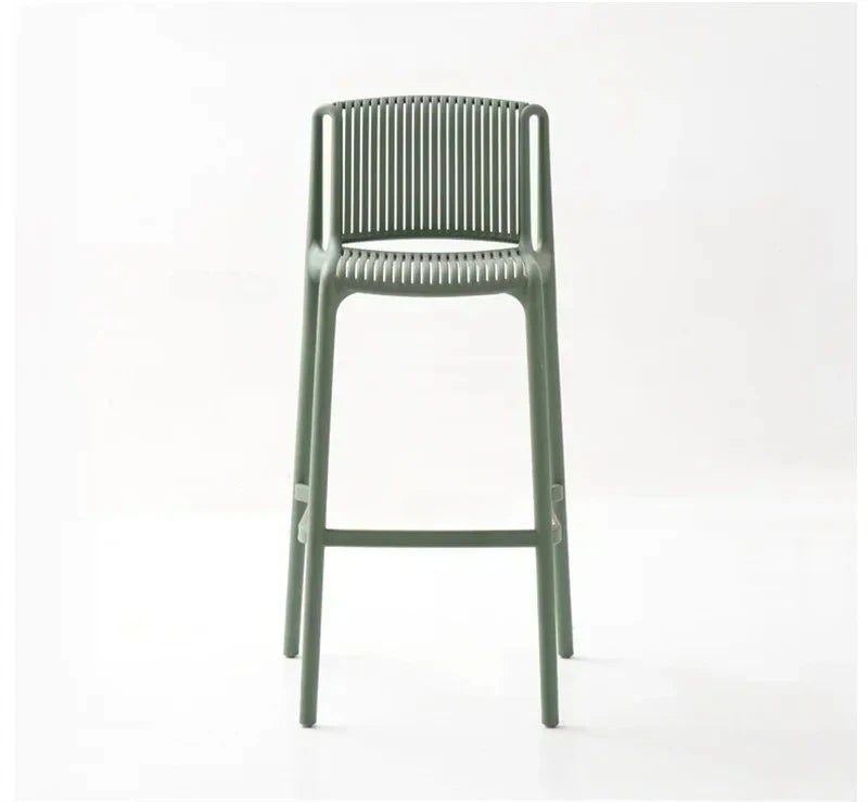 Chaises de bar en plastique simple moderne