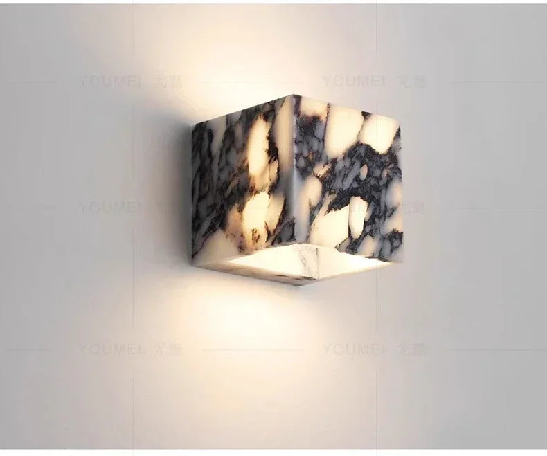 Lampe en marbre italien
