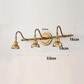 Tête Lampe murale en cuivre