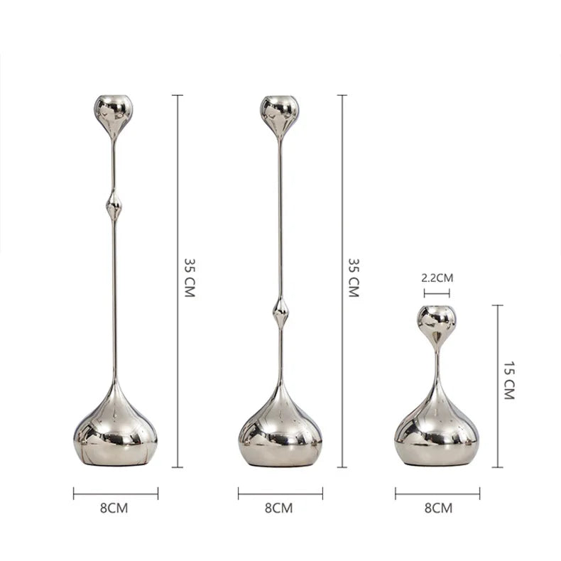 Silver candlestick