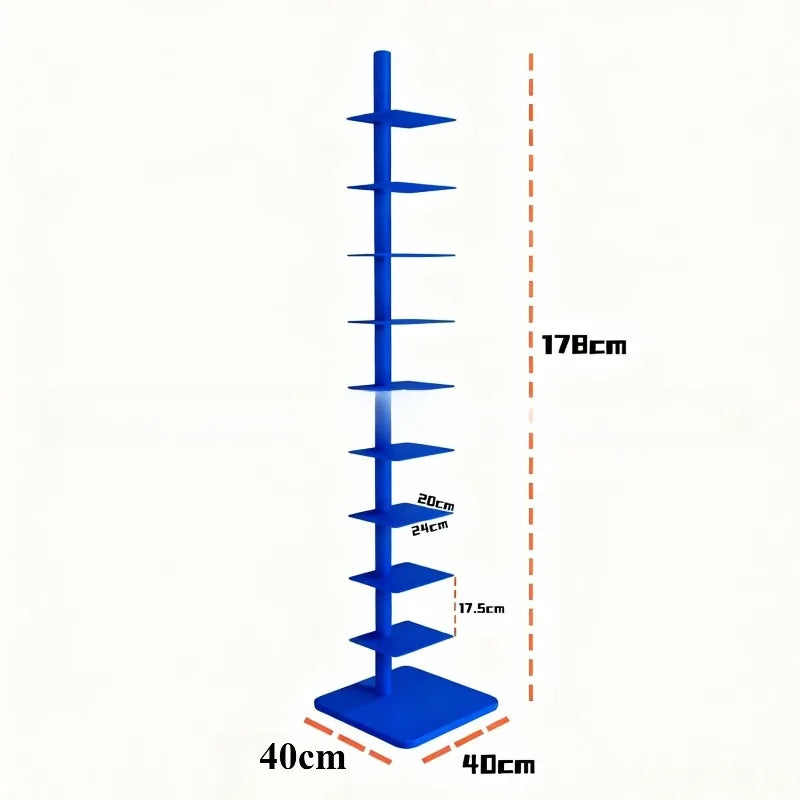 Étagère à livres rotative