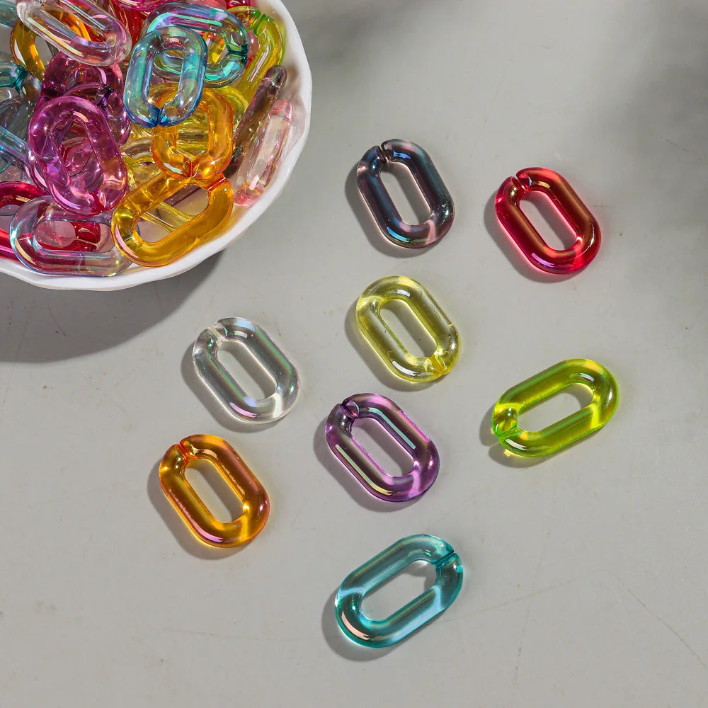Acrylique Transparent Ovales