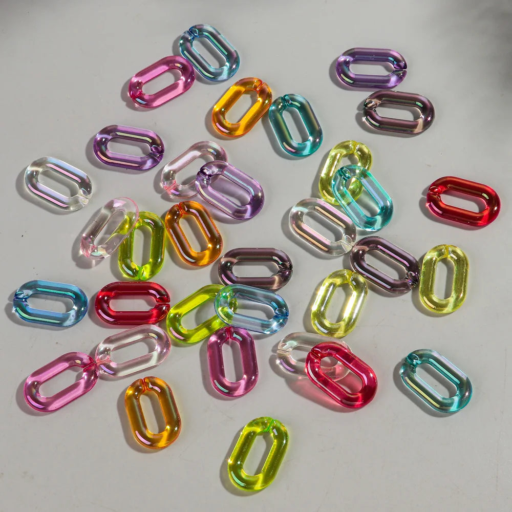 Acrylique Transparent Ovales