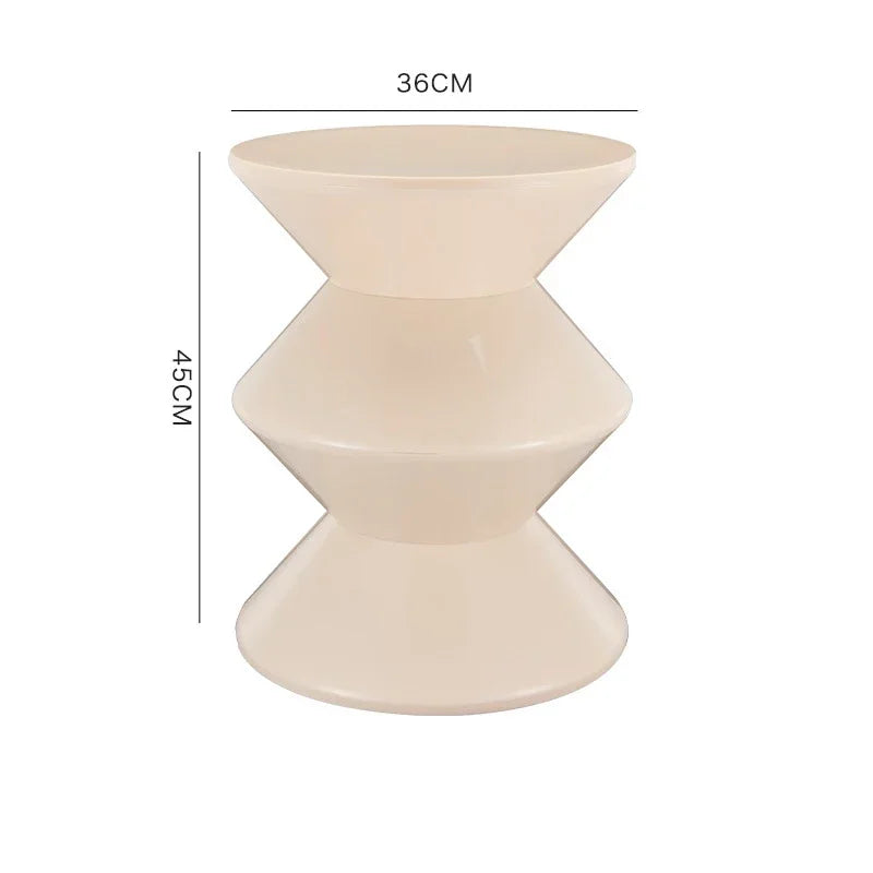 Tabouret bas en plastique