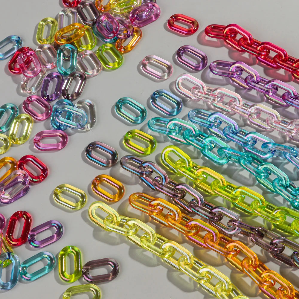 Acrylique Transparent Ovales