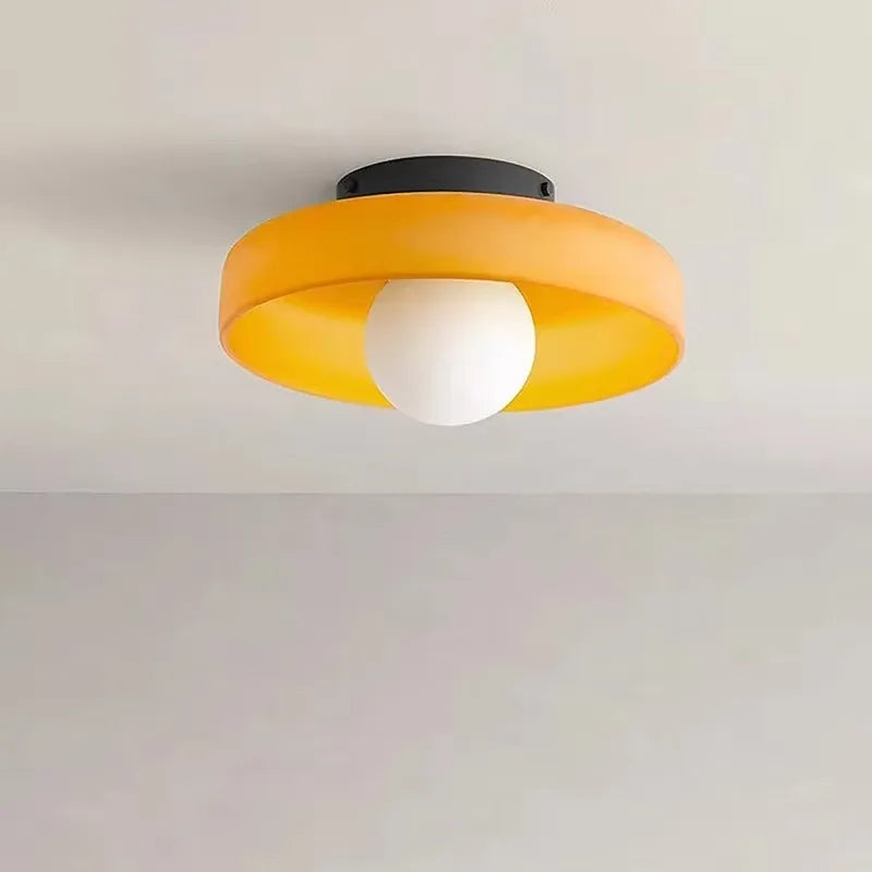 Plafonnier en verre LED nordique