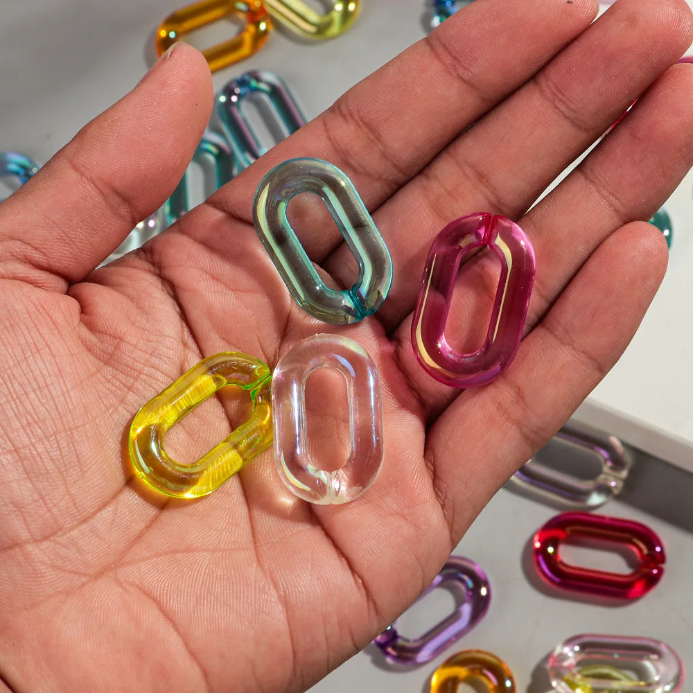 Acrylique Transparent Ovales
