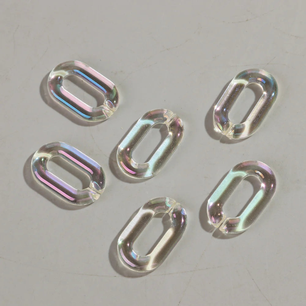 Acrylique Transparent Ovales