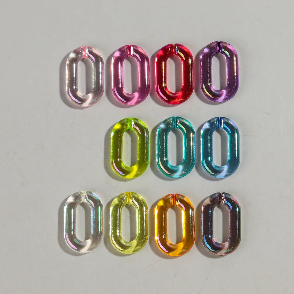 Acrylique Transparent Ovales