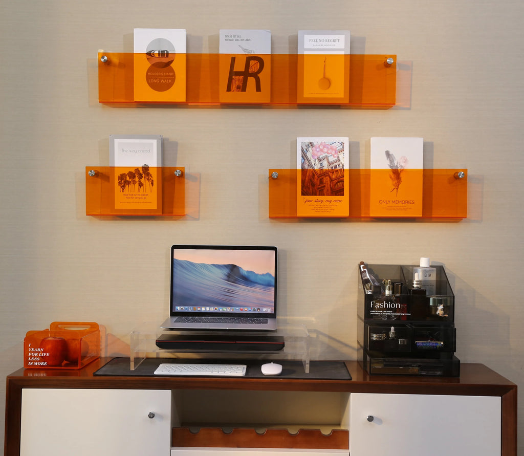 Porte-brochures en acrylique