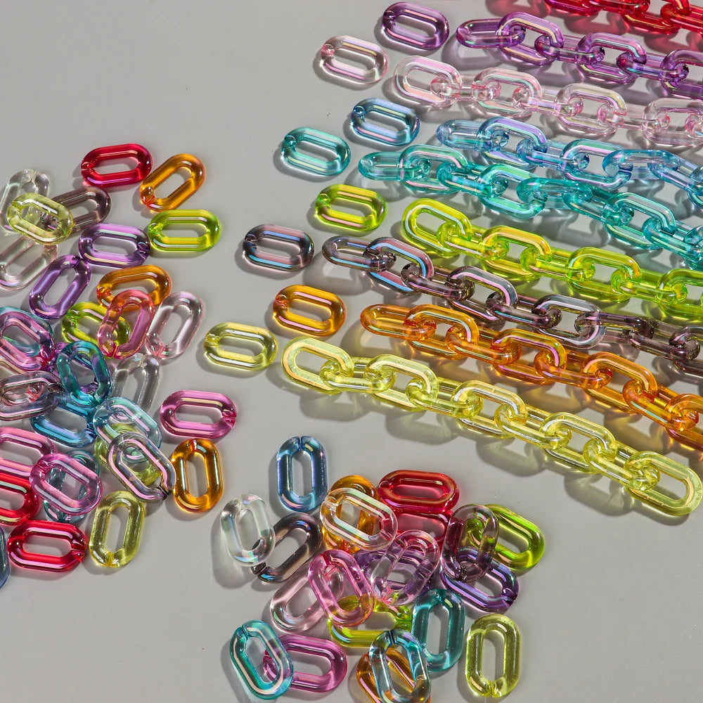 Acrylique Transparent Ovales