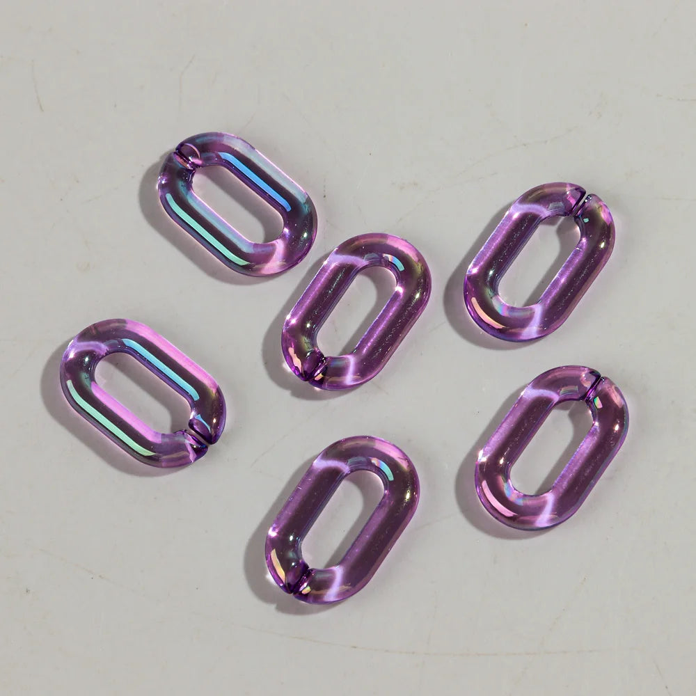 Acrylique Transparent Ovales