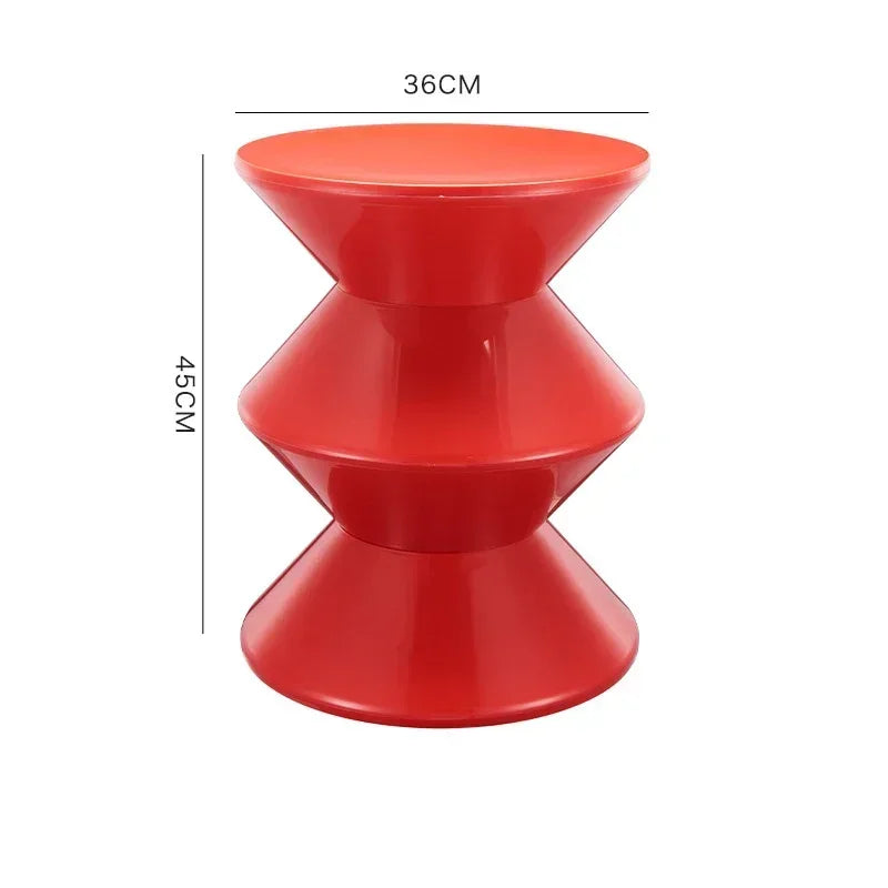 Tabouret bas en plastique