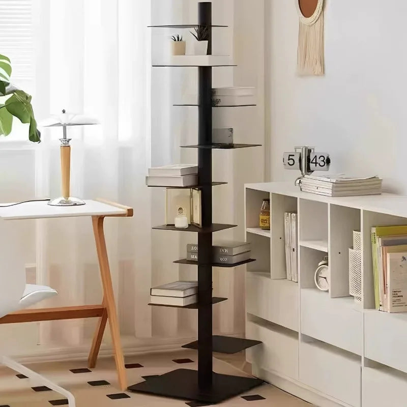 Étagère à livres rotative